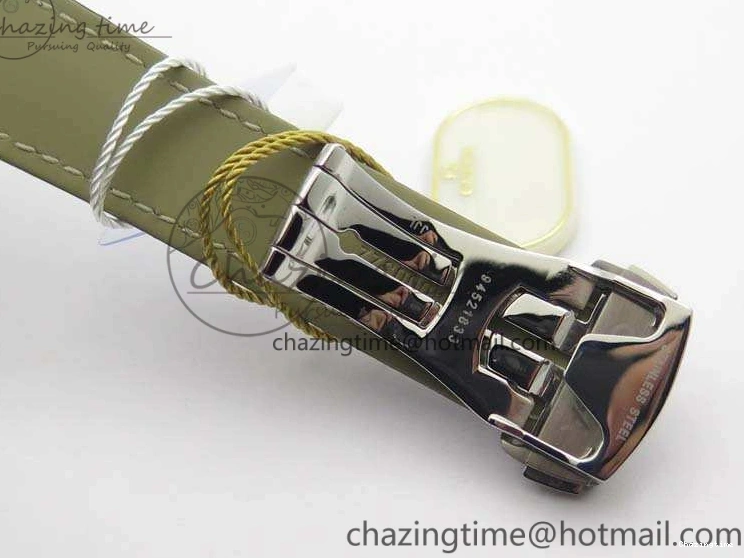 0325 De Ville Chronograph SS OMF 1:1 Best Edition White Dial On Brown Leather strap A Versatile 8111